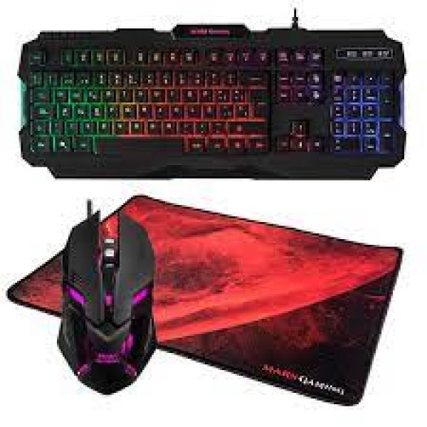 TECLADO MOUSE  Y PAD Gamer Rgb MG - Tandil