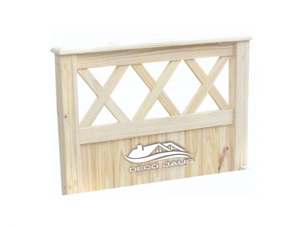 RESPALDO SOMMIER CON CRUCES 1 PLAZA - Tandil