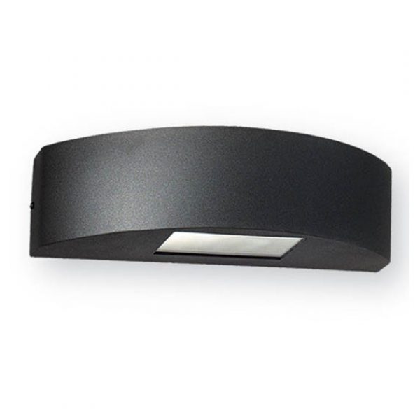 BIDIRECCIONAL LENTE/VIDRIO E27 NEGRO FW - Tandil