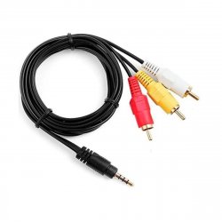 Cable Audio Auxiliar Plug 3.5mm a 3 RCA