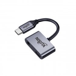 Conector USB C a Plug 3.5mm y USB C H