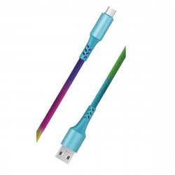 Cable USB C a USB 1m 2A NM-114 Arcoiris