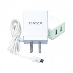 Cargador Tipo C - USB x 2 3.1A Oryx