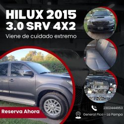 Toyota 2015 Hilux 3.0 Dc 4x2 Tdi Srv Cuero L12