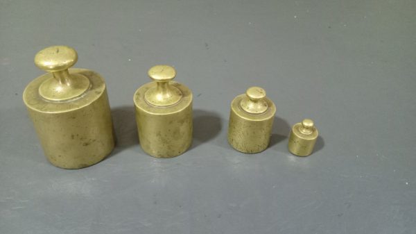 Pesas de bronce