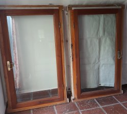 Vendo dos ventanas de madera