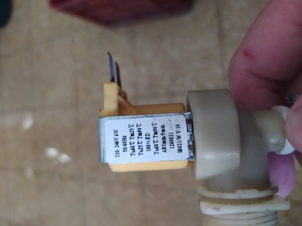 Manguera con electro valvula lavavajilla - Mar Del Plata