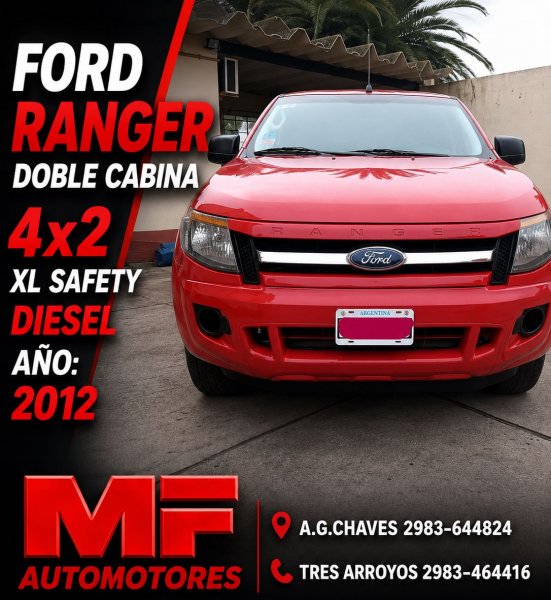 Ford Ranger 2.2 Tdi Dc 4x2 L/12 Xl Saf.