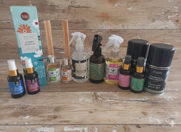 Velas aromaticas, esencias hornitos