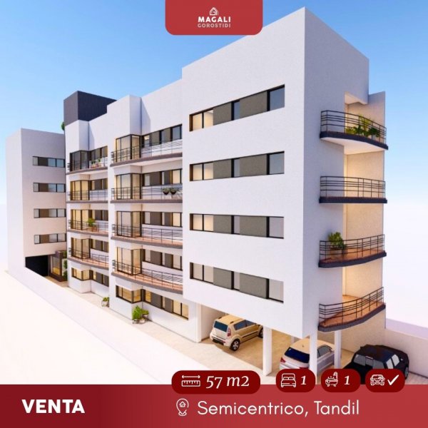 Departamento en venta | 2 ambientes | Tandil