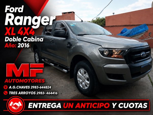 Ford Ranger 2.2 Tdi Dc 4x4 L/16 Xl