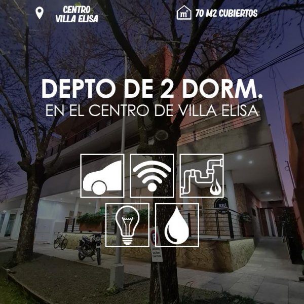 Departamento en venta | 3 ambientes | Villa Elisa | Colon