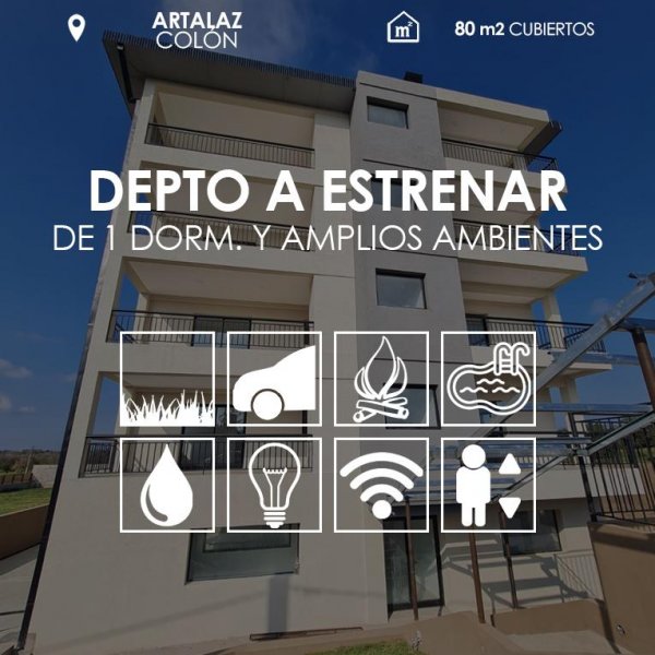 Departamento en venta | 2 ambientes | Colon