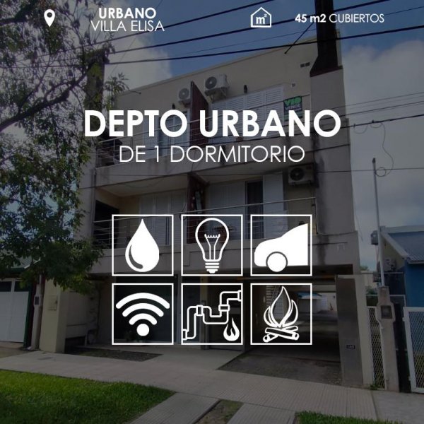 Departamento en venta | 2 ambientes | Villa Elisa | Colon
