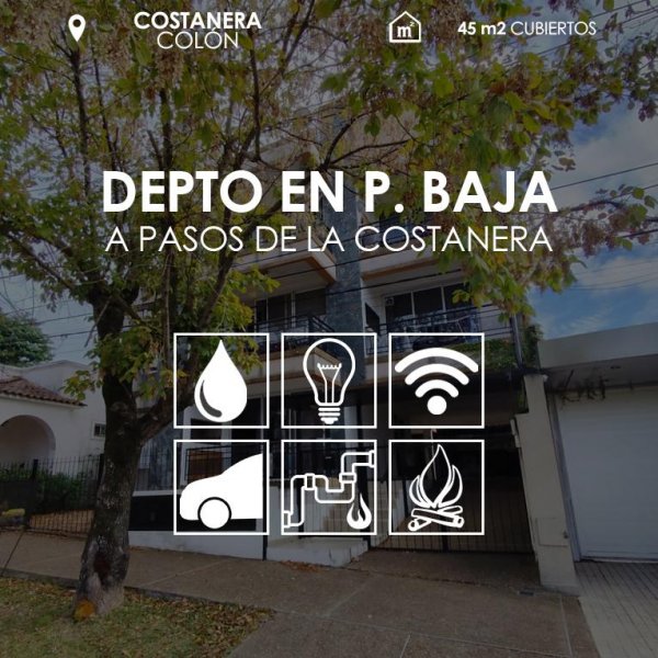 Departamento en venta | 2 ambientes | Colon