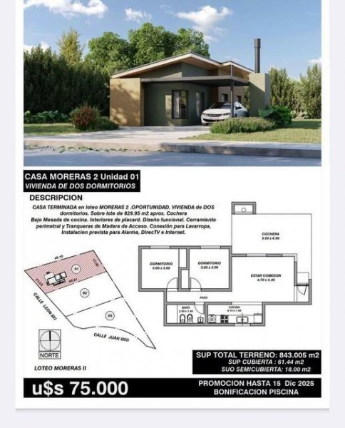 Casa en venta | 3 ambientes | Las Moreras | Merlo