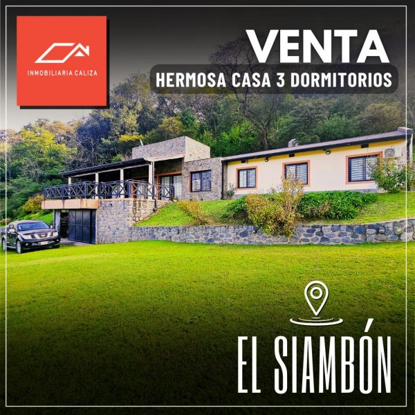 Casa en venta | 6 ambientes | El Siambon | Tafi Viejo