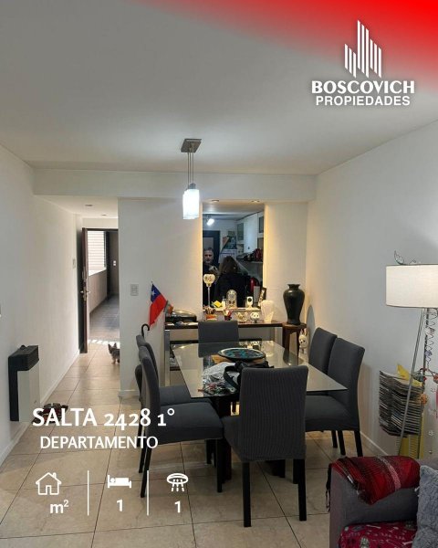 Departamento en venta | 2 ambientes | Centro | Rosario