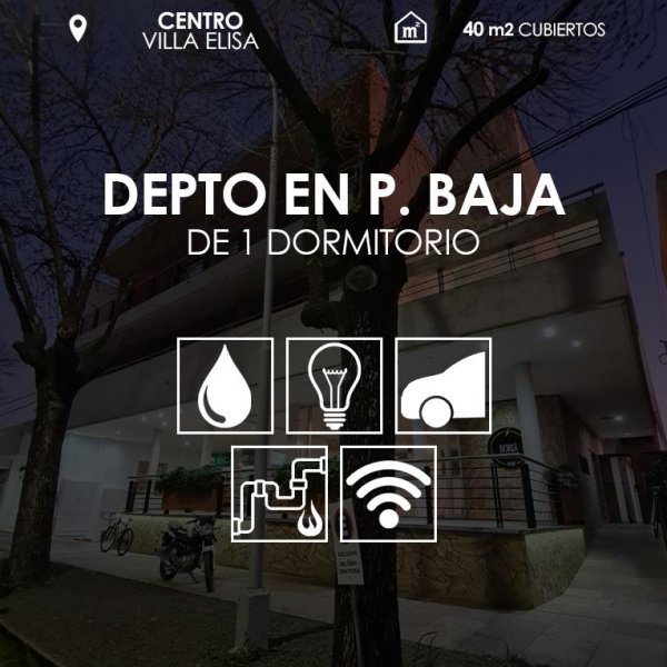 Departamento en venta | 2 ambientes | Villa Elisa | Colon