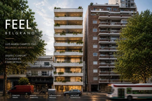 Departamento en venta | 2 ambientes | Belgrano Barrancas | Belgrano
