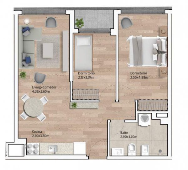 Departamento en venta | 3 ambientes | La Blanqueada | Montevideo