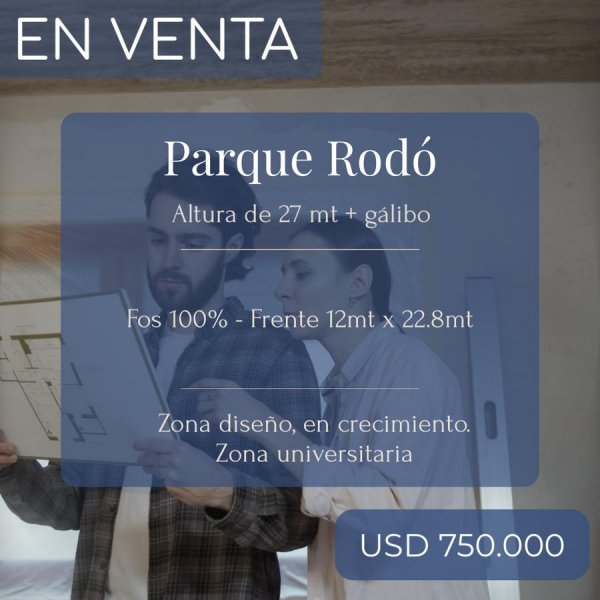 Lote | 19 ambientes | Parque Rod&oacute; | Montevideo