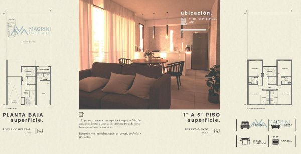 Departamento en venta | 3 ambientes | Centro | Pergamino