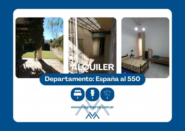 Casa en alquiler | 3 ambientes | Pergamino