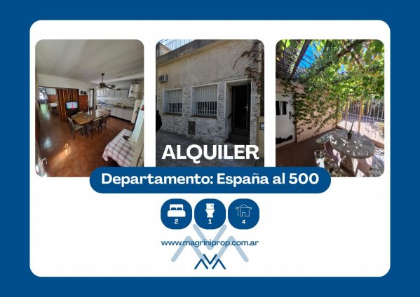 Casa en alquiler | 3 ambientes | Pergamino