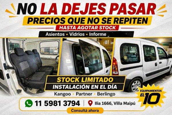 ASIENTO KANGOO PARTNER BERLINGO FIORINO | Munro