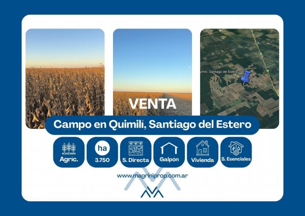 Campo en venta | Quimili