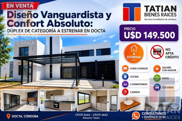 Casa en venta | 5 ambientes | Docta Central | Cordoba