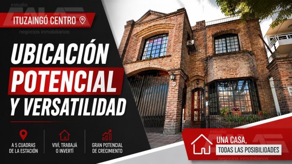 Casa en venta | 5 ambientes | Ituzaing&oacute; Centro | Ituzaingo