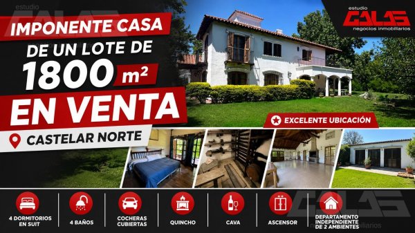 Casa en venta | 5 ambientes | Castelar Norte | Castelar