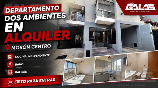 Departamento en alquiler | 2 ambientes | Moron Sur | Moron