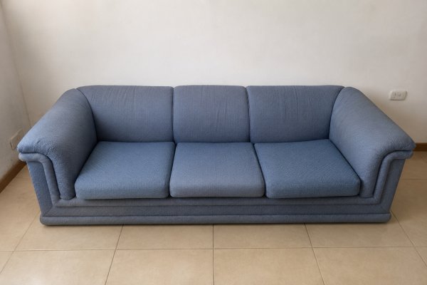 Sill&oacute;n 3 cuerpos de tela color gris/cel | Tandil